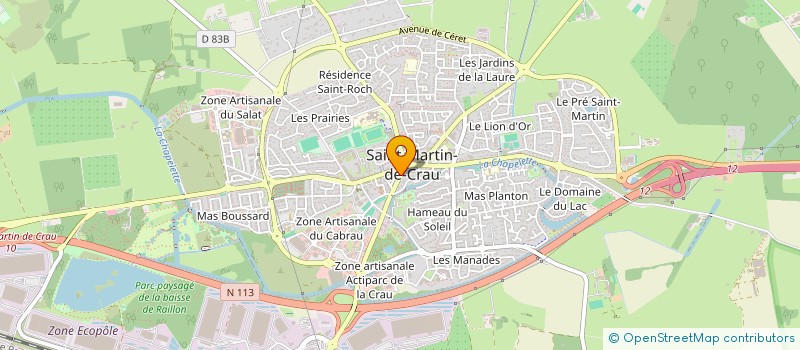 localisation de l'entreprise MAISON DE LEMPLOI DU PAYS D ARLES à SAINT-MARTIN-DE-CRAU