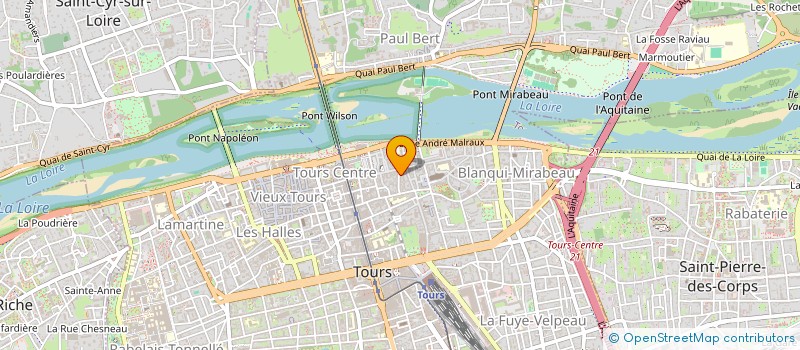 localisation de l'entreprise MAISON DE LOIRE  TOURS