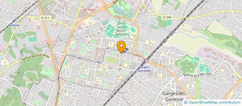 localisation de l'entreprise MAISON DE MAELYS  SARCELLES