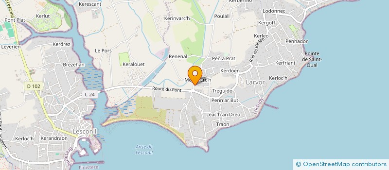 localisation de l'entreprise MAISON DE MAMILY  LOCTUDY