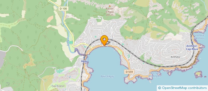 localisation de l'entreprise MAISON DE MEDITERRANEE  SAINT-RAPHAEL