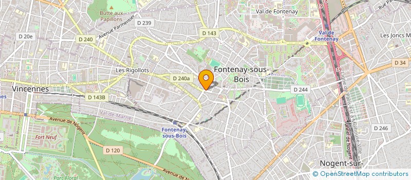 localisation de l'entreprise MAISON DE MISSA MO à FONTENAY-SOUS-BOIS