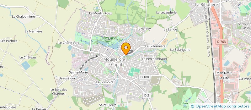 localisation de l'entreprise MAISON DE MOUILLERON  MOUILLERON-LE-CAPTIF