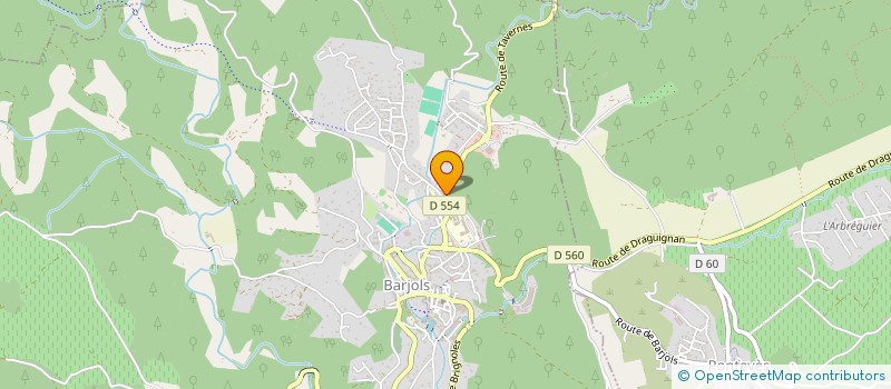 localisation de l'entreprise MAISON DE PAYS LES ROSEAUX à BARJOLS