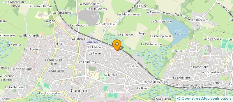 localisation de l'entreprise MAISON DE PIRIAC à COUERON