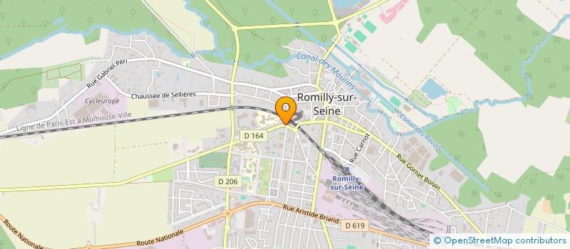 localisation de l'entreprise MAISON DE PREVENTION à ROMILLY-SUR-SEINE