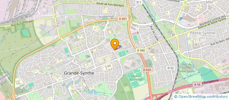 localisation de l'entreprise MAISON DE QUARTIER DE ALBECK  GRANDE-SYNTHE