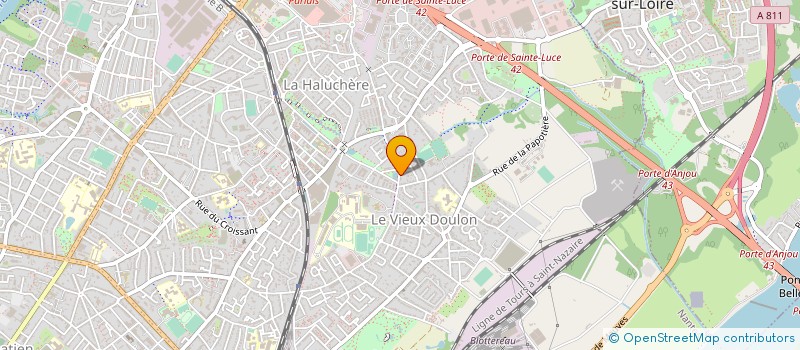 localisation de l'entreprise MAISON DE QUARTIER DE DOULON à NANTES