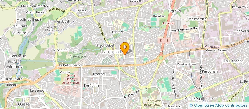 localisation de l'entreprise MAISON DE QUARTIER DE LAMBEZELLEC à BREST