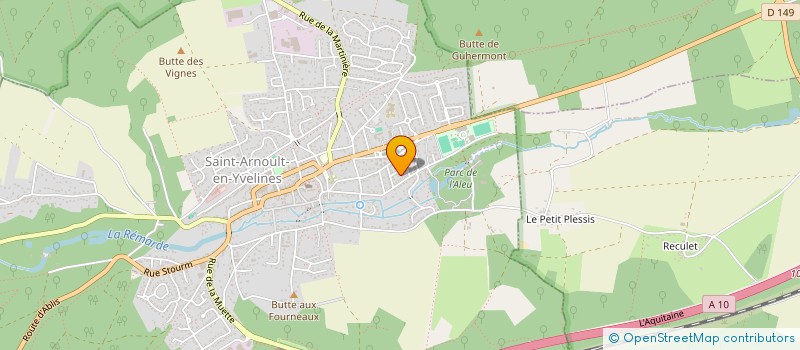 localisation de l'entreprise MAISON DE RAFRAICHISSEMENT RAMBOUILLET - MRRA EGLISE PAROLE DU SALUT  SAINT-ARNOULT-EN-YVELINES