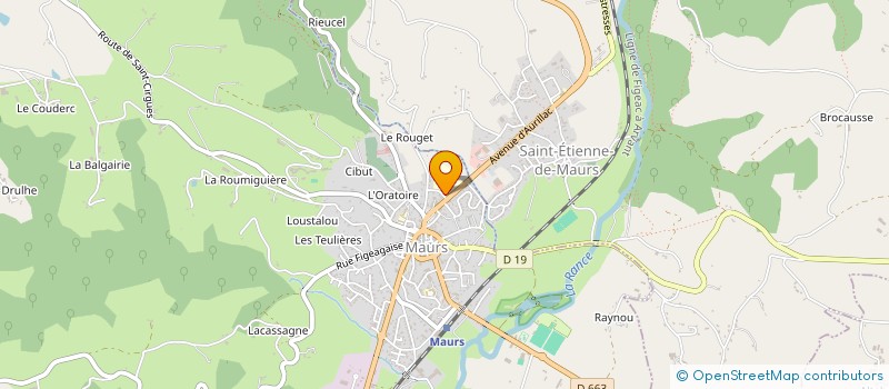 localisation de l'entreprise MAISON DE RETRAITE à MAURS