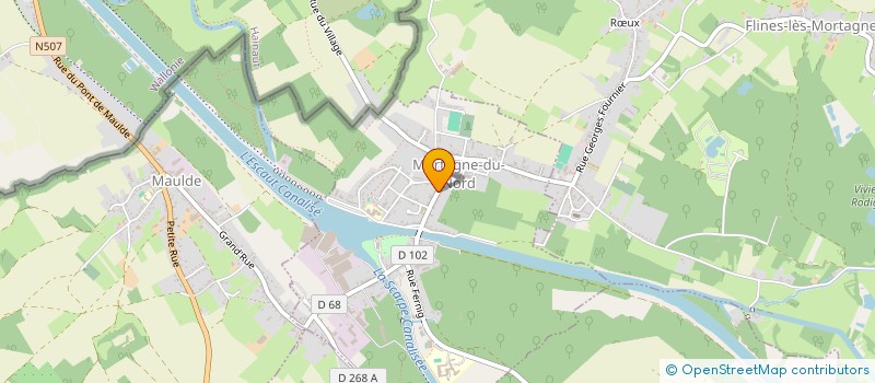 localisation de l'entreprise MAISON DE RETRAITE à MORTAGNE-DU-NORD