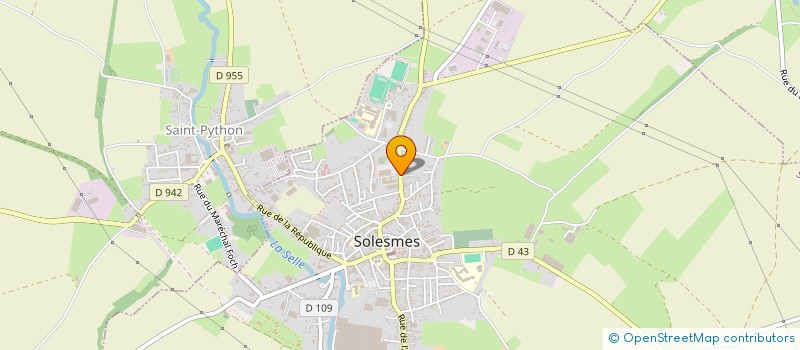 localisation de l'entreprise MAISON DE RETRAITE  SOLESMES