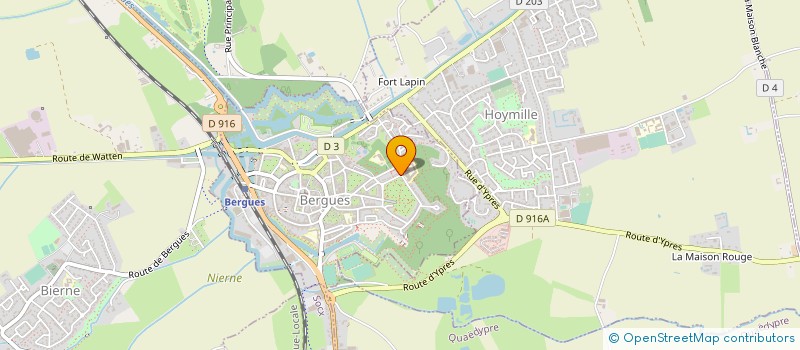 localisation de l'entreprise MAISON DE RETRAITE à BERGUES