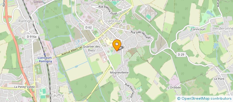 localisation de l'entreprise MAISON DE RETRAITE à LIANCOURT