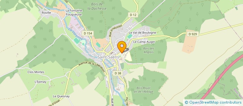 localisation de l'entreprise MAISON DE RETRAITE  SAINT-SAENS