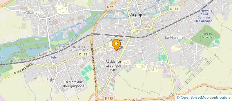 localisation de l'entreprise MAISON DE RETRAITE à ARPAJON
