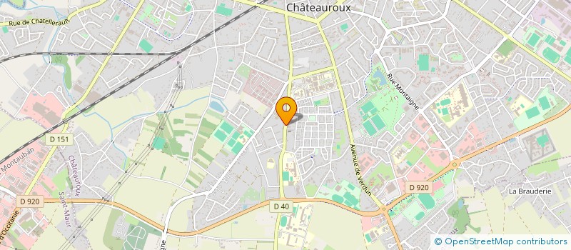 localisation de l'entreprise MAISON DE RETRAITE à CHATEAUROUX