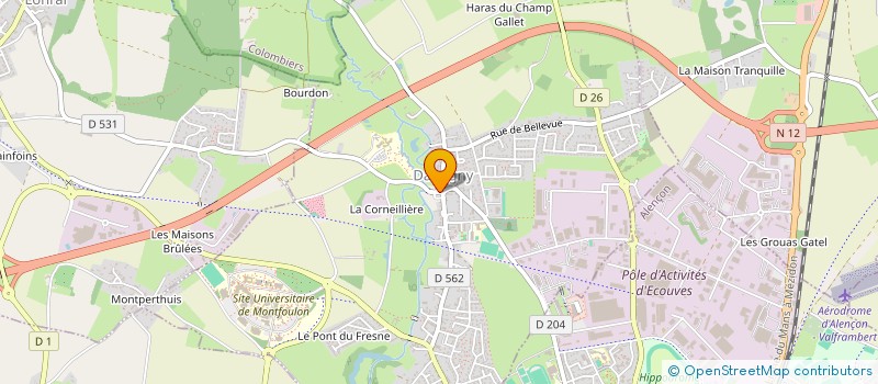 localisation de l'entreprise MAISON DE RETRAITE à DAMIGNY