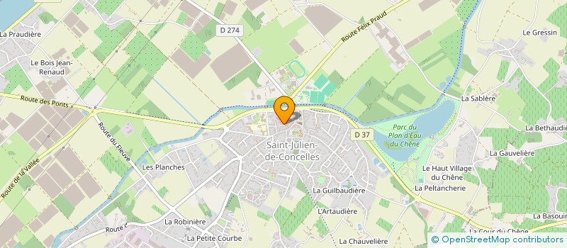 localisation de l'entreprise MAISON DE RETRAITE  SAINT-JULIEN-DE-CONCELLES