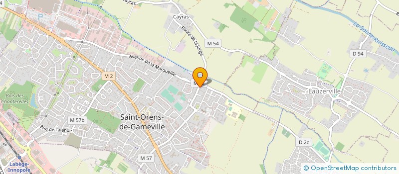 localisation de l'entreprise MAISON DE RETRAITE AUGUSTIN LABOUILHE à SAINT-ORENS-DE-GAMEVILLE