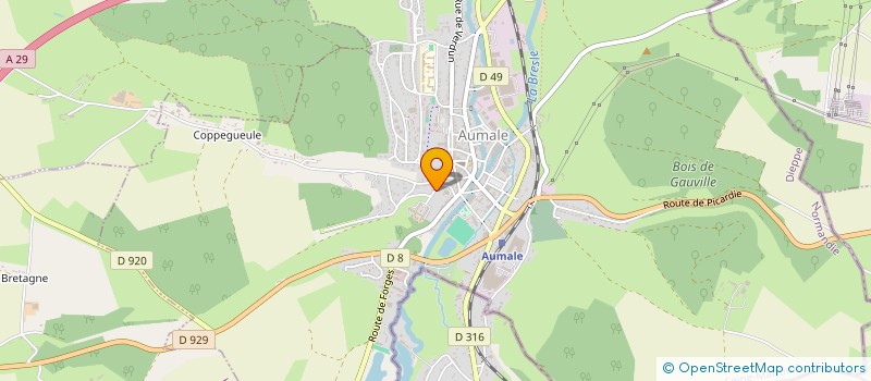 localisation de l'entreprise MAISON DE RETRAITE DE AUMALE  AUMALE