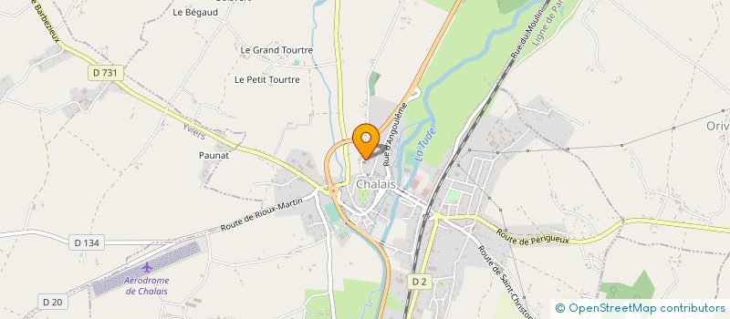 localisation de l'entreprise MAISON DE RETRAITE DE CHALAIS à CHALAIS