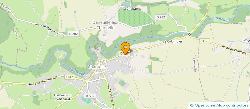 localisation de l'entreprise MAISON DE RETRAITE DE CHANTELLE à CHANTELLE