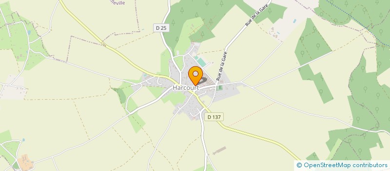 localisation de l'entreprise MAISON DE RETRAITE DE HARCOURT à HARCOURT