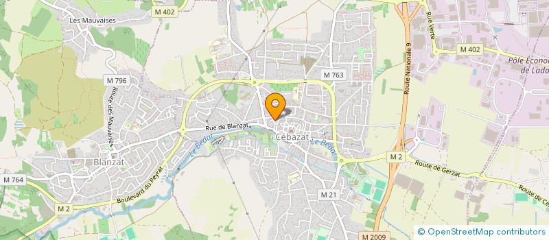 localisation de l'entreprise MAISON DE RETRAITE DE LA MISERICORDE  CEBAZAT