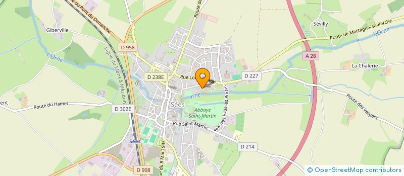 localisation de l'entreprise MAISON DE RETRAITE DE LA MISERICORDE à SEES