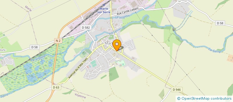 localisation de l'entreprise MAISON DE RETRAITE DE MARLE à MARLE