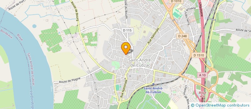 localisation de l'entreprise MAISON DE RETRAITE DE ST ANDRE DE CUBZAC à SAINT-ANDRE-DE-CUBZAC