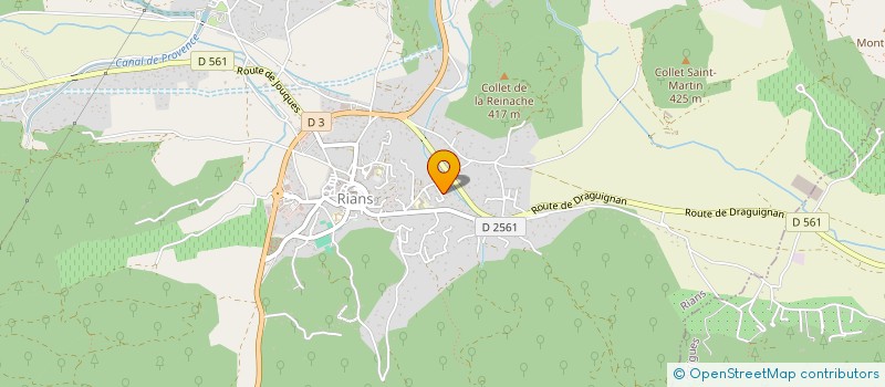 localisation de l'entreprise MAISON DE RETRAITE DE ST JACQUES RIANS à RIANS