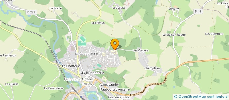 localisation de l'entreprise MAISON DE RETRAITE DE TOUCY à TOUCY