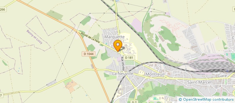 localisation de l'entreprise MAISON DE RETRAITE DEP DE L'AISNE à LAON