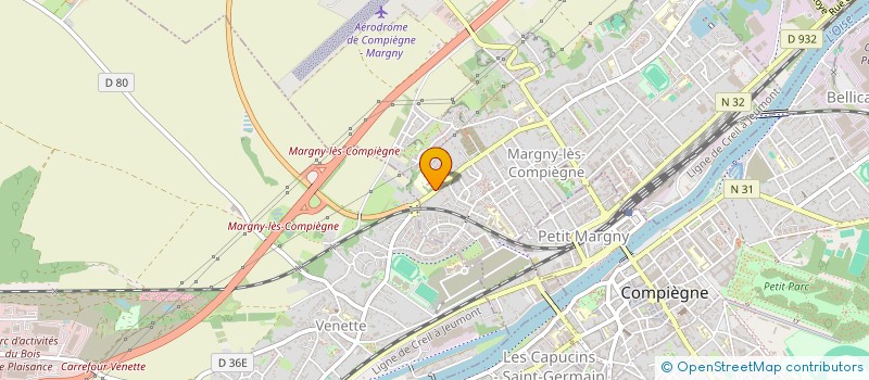 localisation de l'entreprise MAISON DE RETRAITE DIFFUSEURS DE PRESSE  MARGNY-LES-COMPIEGNE