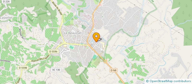 localisation de l'entreprise MAISON DE RETRAITE DU BEAUSSET à LE BEAUSSET