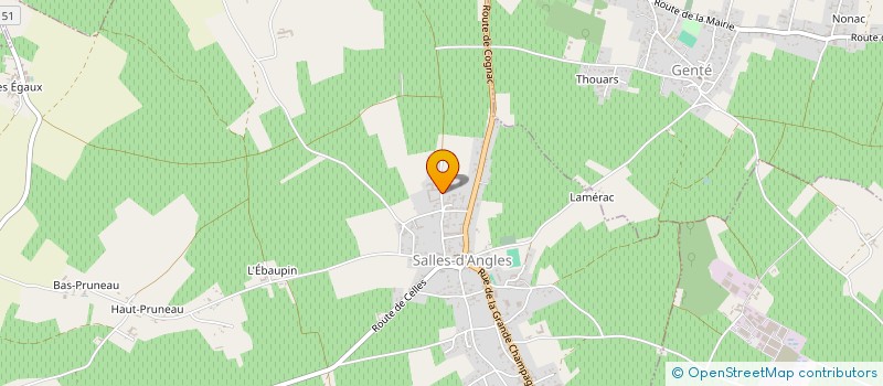 localisation de l'entreprise MAISON DE RETRAITE DU NOBLET à SALLES-D'ANGLES