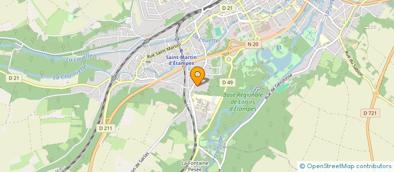 localisation de l'entreprise MAISON DE RETRAITE DU PETIT ST MARS à ETAMPES