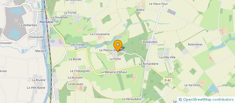 localisation de l'entreprise MAISON DE RETRAITE DU PLESSIS-BARDOULT à PLECHATEL