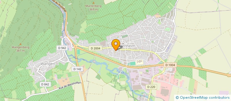 localisation de l'entreprise MAISON DE RETRAITE DU STIFT  MARLENHEIM