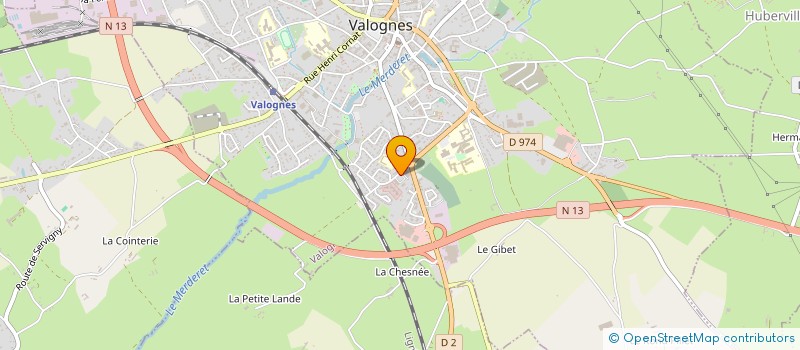 localisation de l'entreprise MAISON DE RETRAITE DU VERSAILLES NORMAND à VALOGNES
