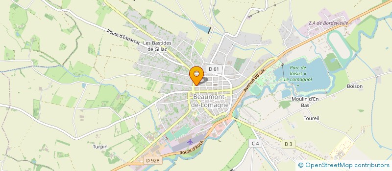 localisation de l'entreprise MAISON DE RETRAITE EHPAD à BEAUMONT-DE-LOMAGNE