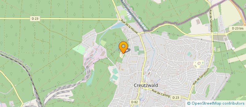 localisation de l'entreprise MAISON DE RETRAITE EHPAD DE CREUTZWALD  CREUTZWALD