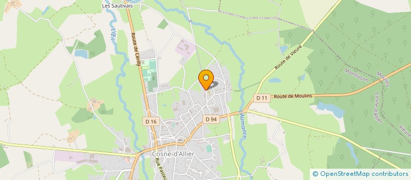 localisation de l'entreprise MAISON DE RETRAITE EHPAD L'AUMANCE à COSNE-D'ALLIER