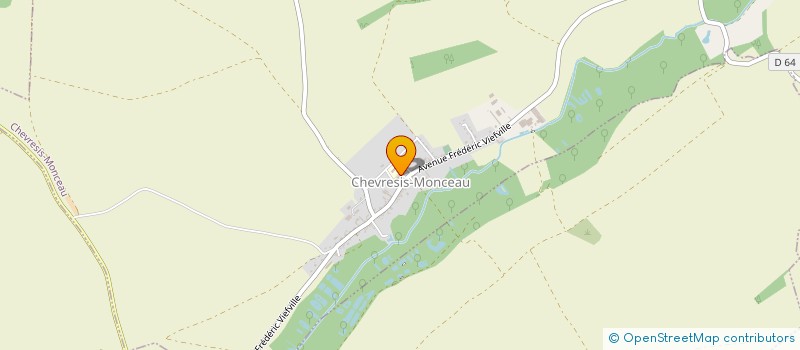 localisation de l'entreprise MAISON DE RETRAITE F VIEFVILLE à CHEVRESIS-MONCEAU
