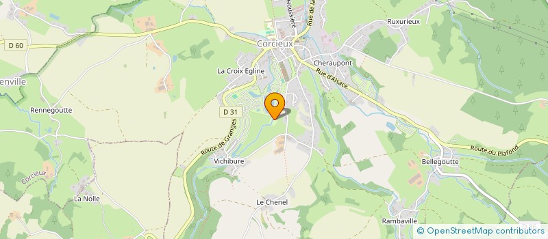 localisation de l'entreprise MAISON DE RETRAITE FOYER FORFELET à CORCIEUX