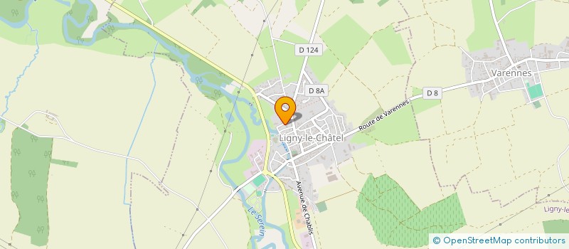 localisation de l'entreprise MAISON DE RETRAITE GASTON HOUSSIER à LIGNY-LE-CHATEL