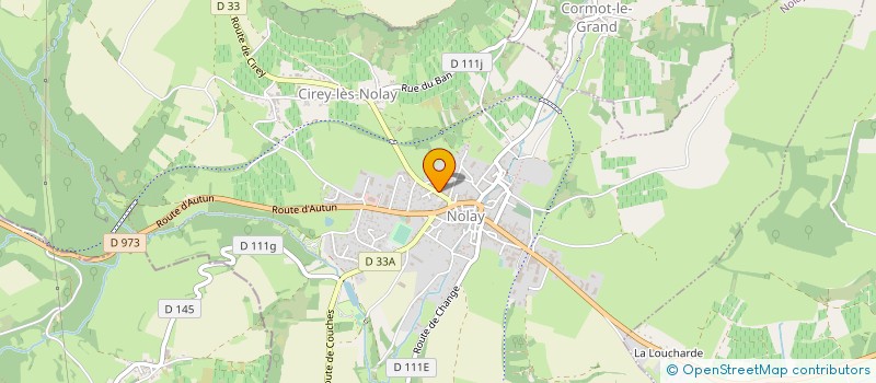 localisation de l'entreprise MAISON DE RETRAITE JEANNE PIERRET CARNOT  NOLAY